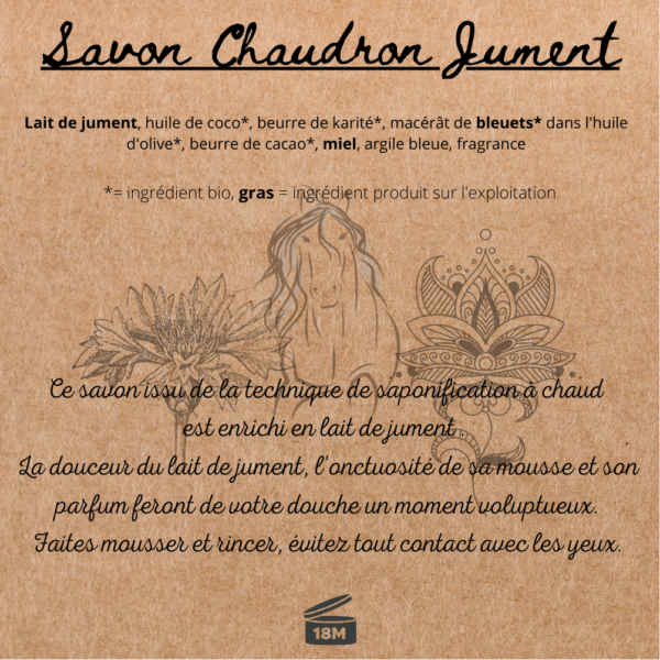 Savon chaudron au lait de jument - chaudron 2